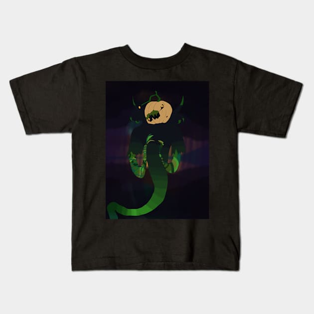 Pumpkin Head Kids T-Shirt by Arotiar0Zero